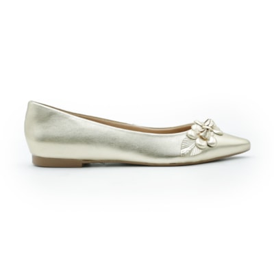 FEMININO SAPATILHA BAIXO FERRETTI 656385 CHAMPANHE