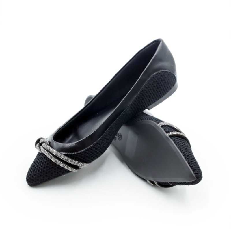 FEMININO SAPATILHA BAIXO FERRETTI 656389 PRETO