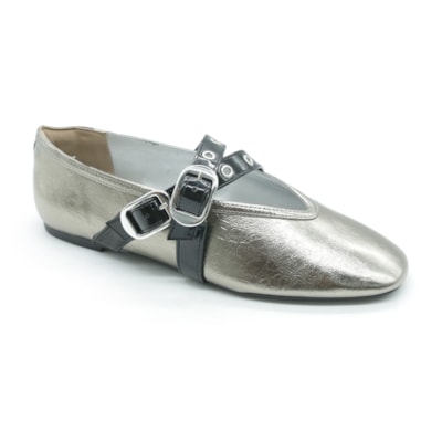FEMININO SAPATILHA BICO FINO ANA CAPRI C3057700450004 PEWTER PRETO