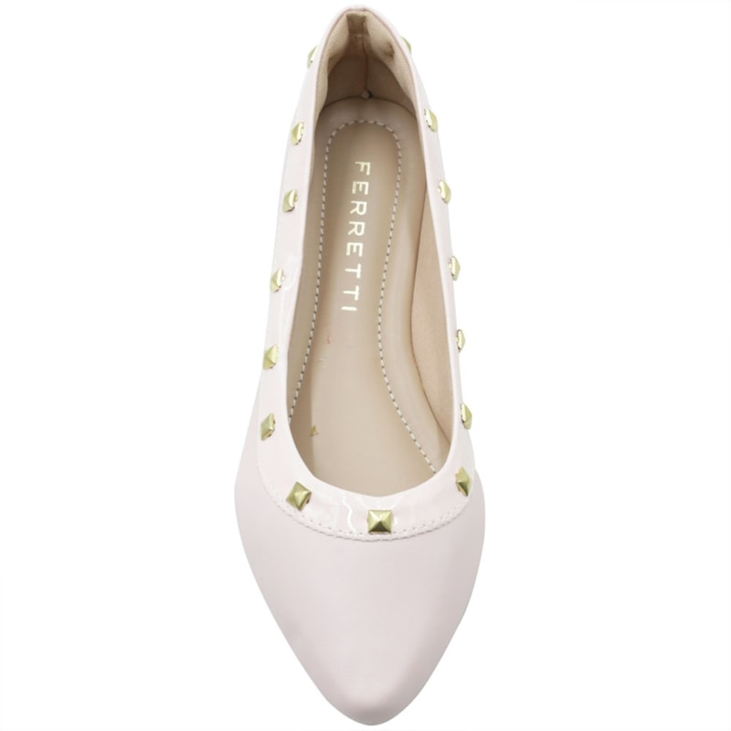 FEMININO SAPATILHA BICO FINO FERRETTI  2247062 NAPA NUDE VZ NUDE