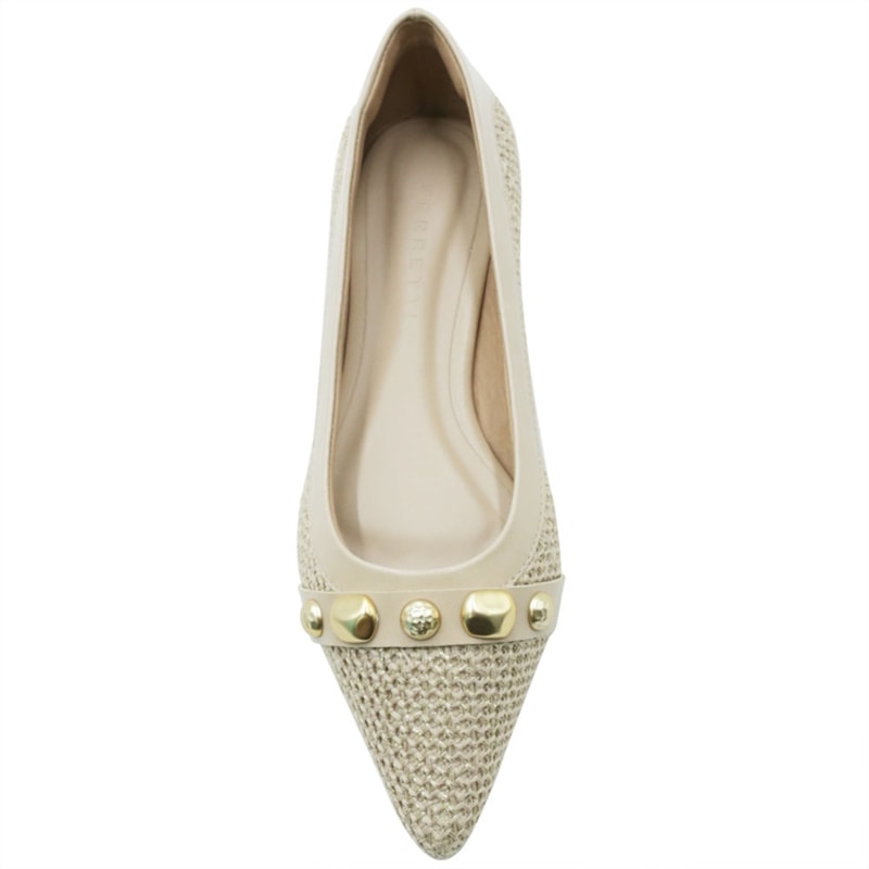 FEMININO SAPATILHA BICO FINO FERRETTI 827001 TRAMADO BISTRO