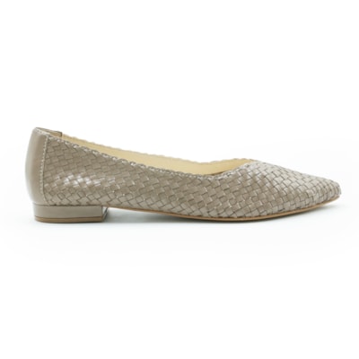 FEMININO SAPATILHA BICO FINO LIVER 131 VENETO GRIGIO