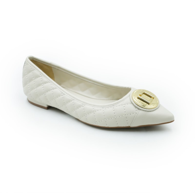 FEMININO SAPATILHA BICO FINO LUZ DA LUA 55461000 29 PANNA