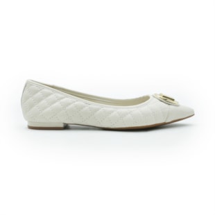 FEMININO SAPATILHA BICO FINO LUZ DA LUA 55461000 29 PANNA