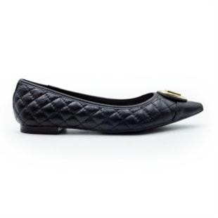 FEMININO SAPATILHA BICO FINO LUZ DA LUA 55461000 7 PRETO