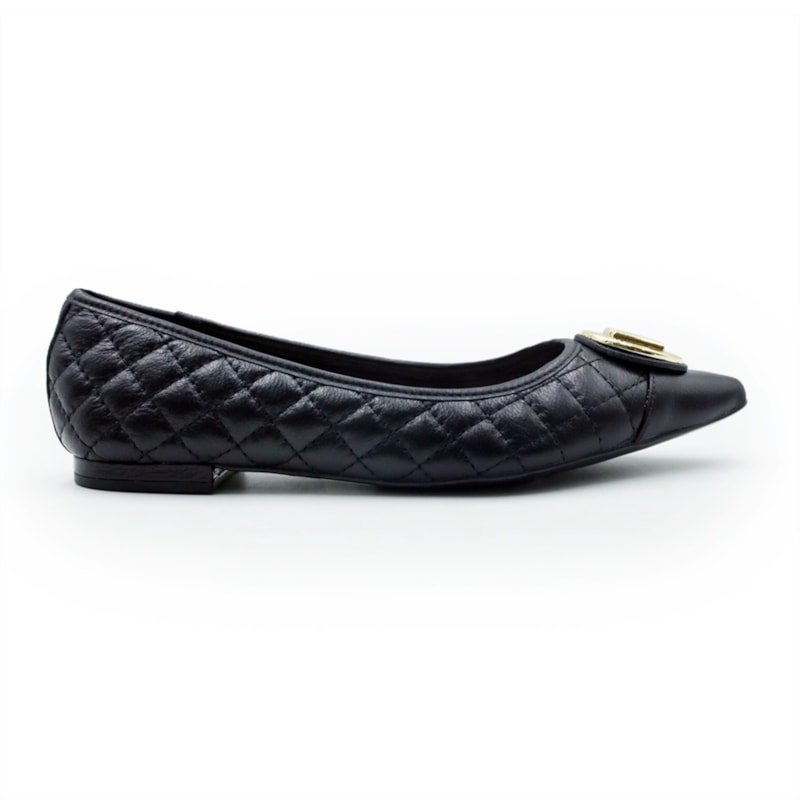 FEMININO SAPATILHA BICO FINO LUZ DA LUA 55461000 7 PRETO