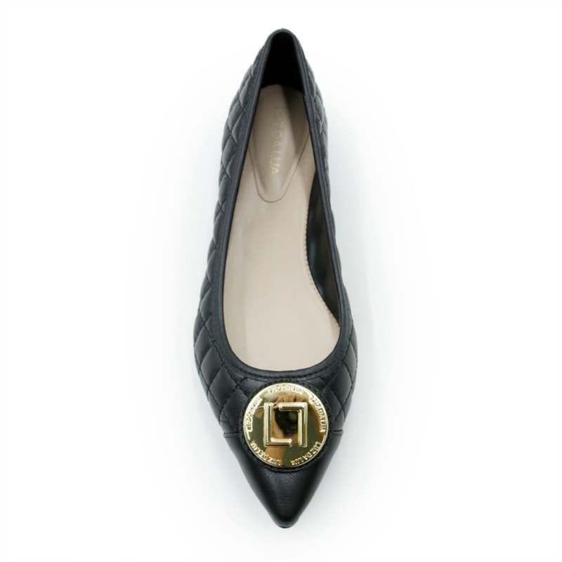 FEMININO SAPATILHA BICO FINO LUZ DA LUA 55461000 7 PRETO