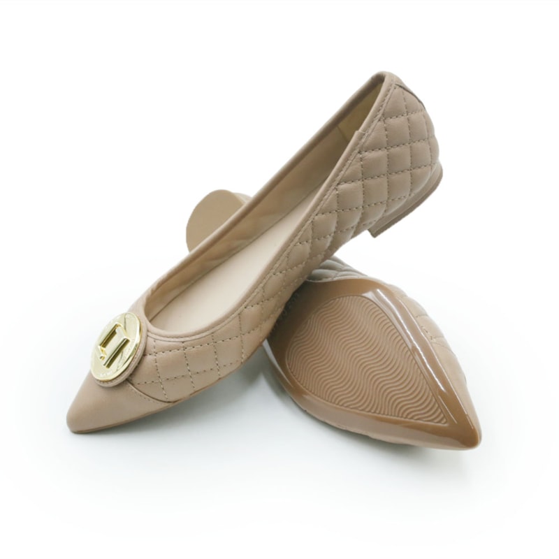 FEMININO SAPATILHA BICO FINO LUZ DA LUA  55461000 MOUSSE