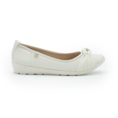 FEMININO SAPATILHA BICO FINO PICCADILLY  295001 1 NAPA OFF WHITE