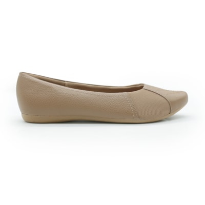 FEMININO SAPATILHA BICO FINO USAFLEX AD0710030 CAMEL