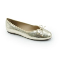 FEMININO SAPATILHA BICO REDONDO ANA CAPRI C3007801370014 CHAMPAGNE