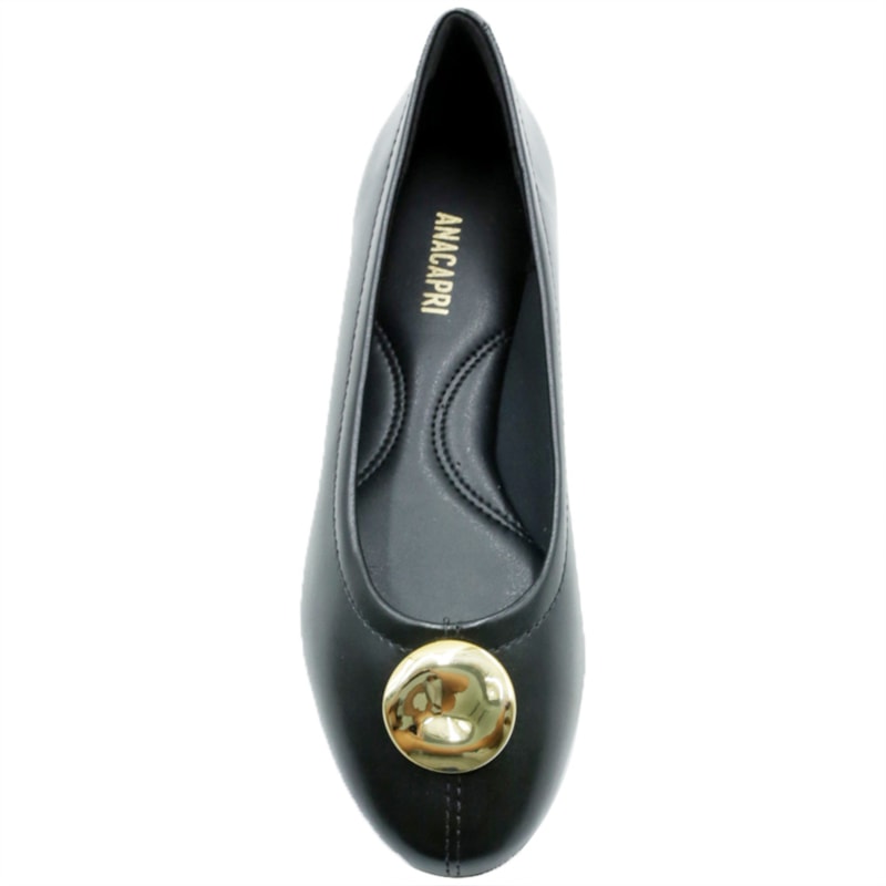 FEMININO SAPATILHA BICO REDONDO ANA CAPRI C3007801410001 PRETO