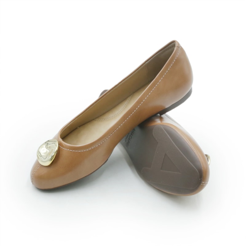 FEMININO SAPATILHA BICO REDONDO ANA CAPRI C3007801410002 AMBAR