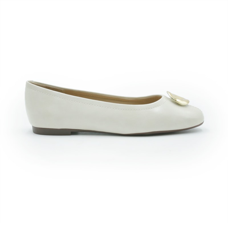 FEMININO SAPATILHA BICO REDONDO ANA CAPRI C3007801410003 OFF PEROLA
