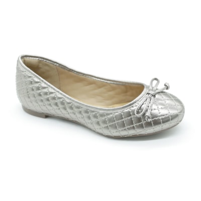 FEMININO SAPATILHA BICO REDONDO ANA CAPRI C3026200010006 PRATA VELHA
