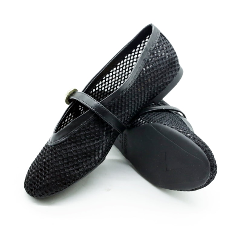 FEMININO SAPATILHA BICO REDONDO ANA CAPRI C3026200440005 PRETO