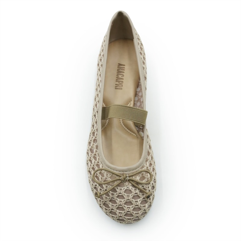 FEMININO SAPATILHA BICO REDONDO ANA CAPRI C3026200580003 SALMON/SAND