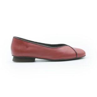 FEMININO SAPATILHA BICO REDONDO AYEAYE 6071554 NP CARMIM CACAU