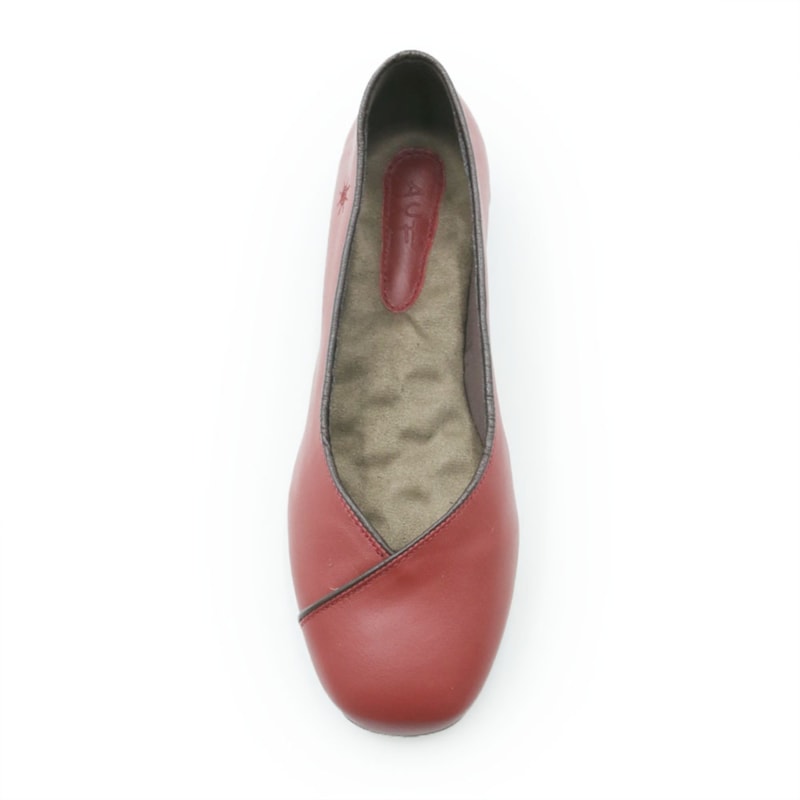 FEMININO SAPATILHA BICO REDONDO AYEAYE 6071554 NP CARMIM CACAU