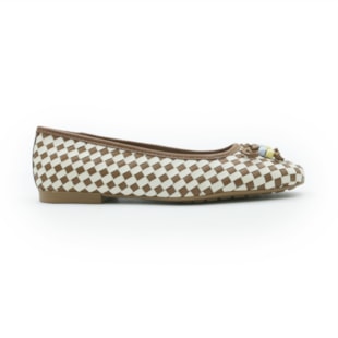FEMININO SAPATILHA BICO REDONDO BOTTERO  379803 14 CHOCOLATE