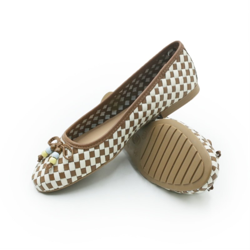 FEMININO SAPATILHA BICO REDONDO BOTTERO  379803 14 CHOCOLATE