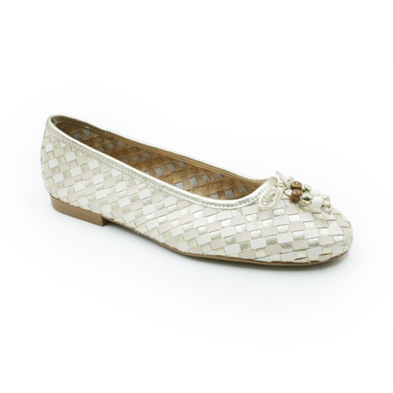FEMININO SAPATILHA BICO REDONDO BOTTERO  379803 15 DOURADO