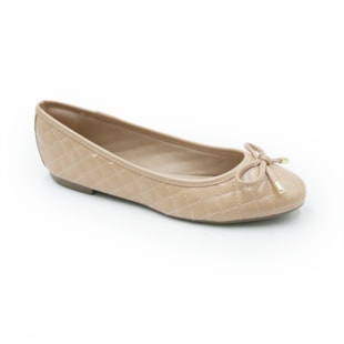 FEMININO SAPATILHA BICO REDONDO FERRETTI  1076-5313 NAPA MADRI NATURAL