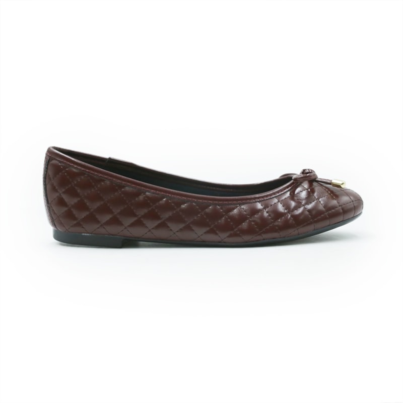 FEMININO SAPATILHA BICO REDONDO FERRETTI  1076-5313 NAPA MADRI SOARES HIBISCO