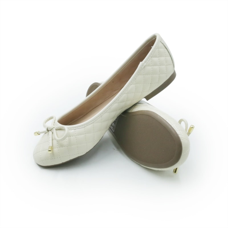 FEMININO SAPATILHA BICO REDONDO FERRETTI  10765313 NAPA MADRI AREIA