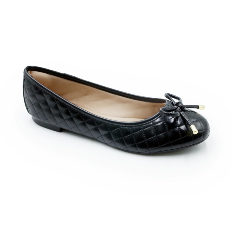 FEMININO SAPATILHA BICO REDONDO FERRETTI  10765313 NAPA MADRI PRETO