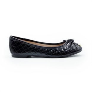 FEMININO SAPATILHA BICO REDONDO FERRETTI  10765313 NAPA MADRI PRETO