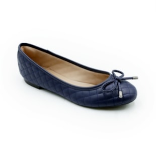 FEMININO SAPATILHA BICO REDONDO FERRETTI  10765313 NAPA SOFT MARINHO