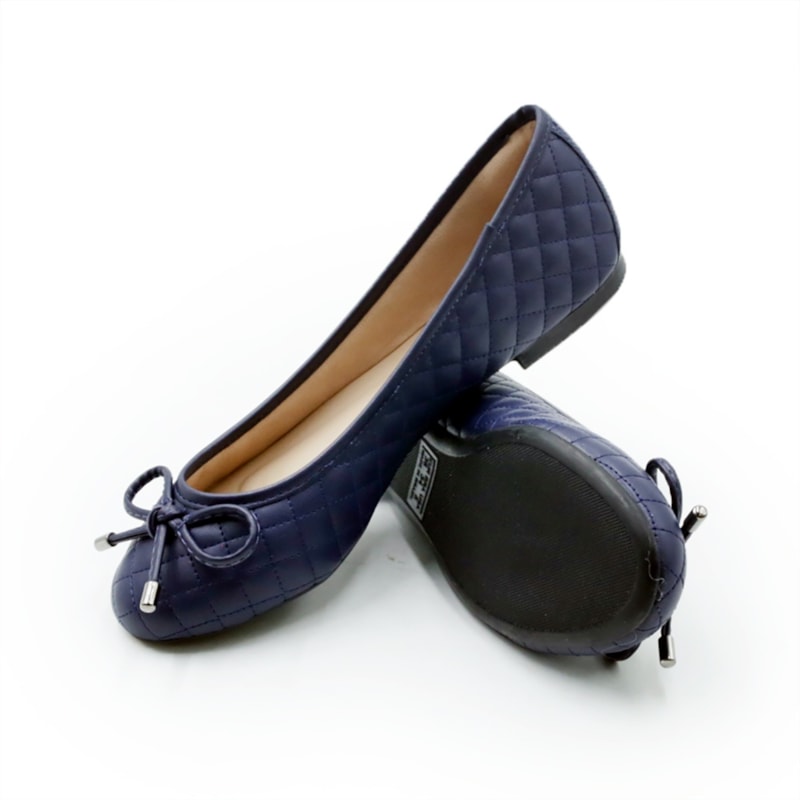 FEMININO SAPATILHA BICO REDONDO FERRETTI  10765313 NAPA SOFT MARINHO