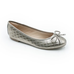 FEMININO SAPATILHA BICO REDONDO FERRETTI  10765313 PRATA VELHO