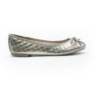 FEMININO SAPATILHA BICO REDONDO FERRETTI  10765313 PRATA VELHO