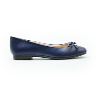 FEMININO SAPATILHA BICO REDONDO FERRETTI 5655966 NAPA ANTIK MARINHO