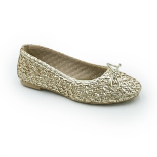 FEMININO SAPATILHA BICO REDONDO FERRETTI 703221428 OURO