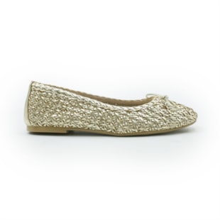 FEMININO SAPATILHA BICO REDONDO FERRETTI 703221428 OURO