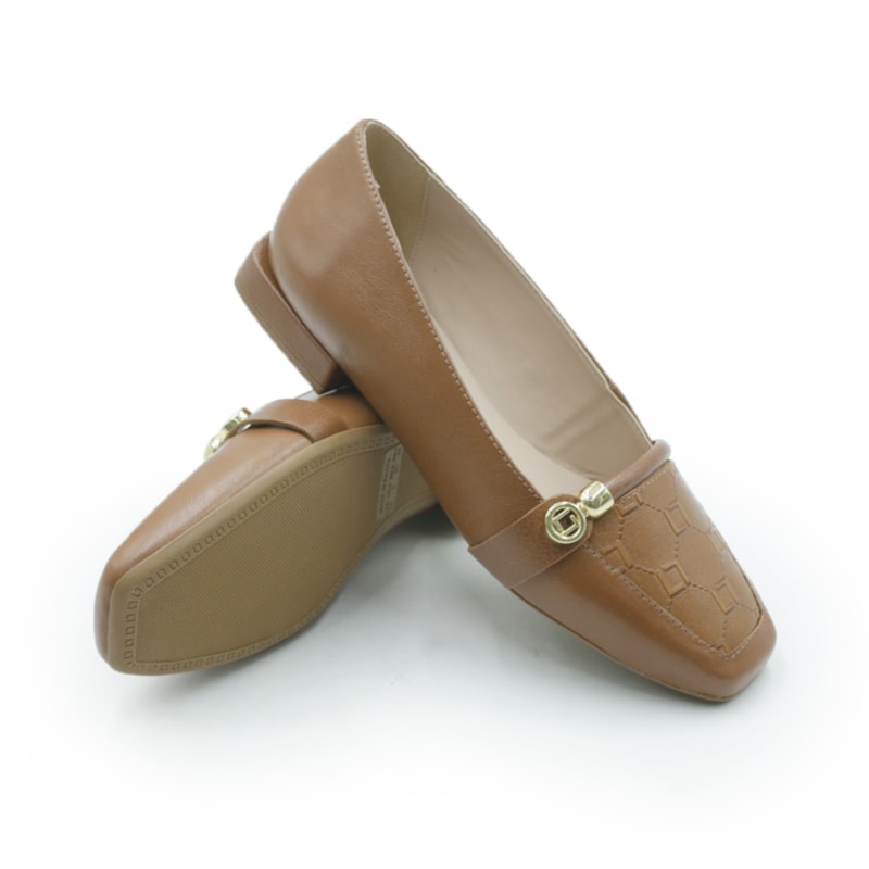 FEMININO SAPATILHA BICO REDONDO LUZ DA LUA 60760005 ATACAMA AMBAR