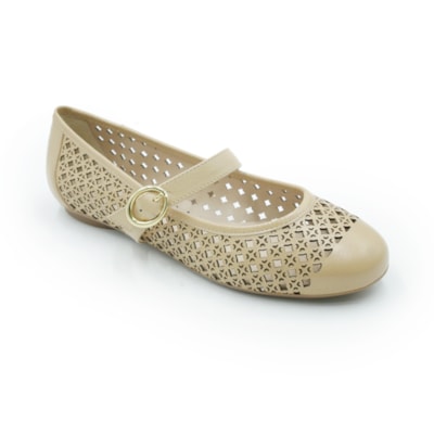 FEMININO SAPATILHA BICO REDONDO LUZ DA LUA 80850002 ATACAMA BUTTER