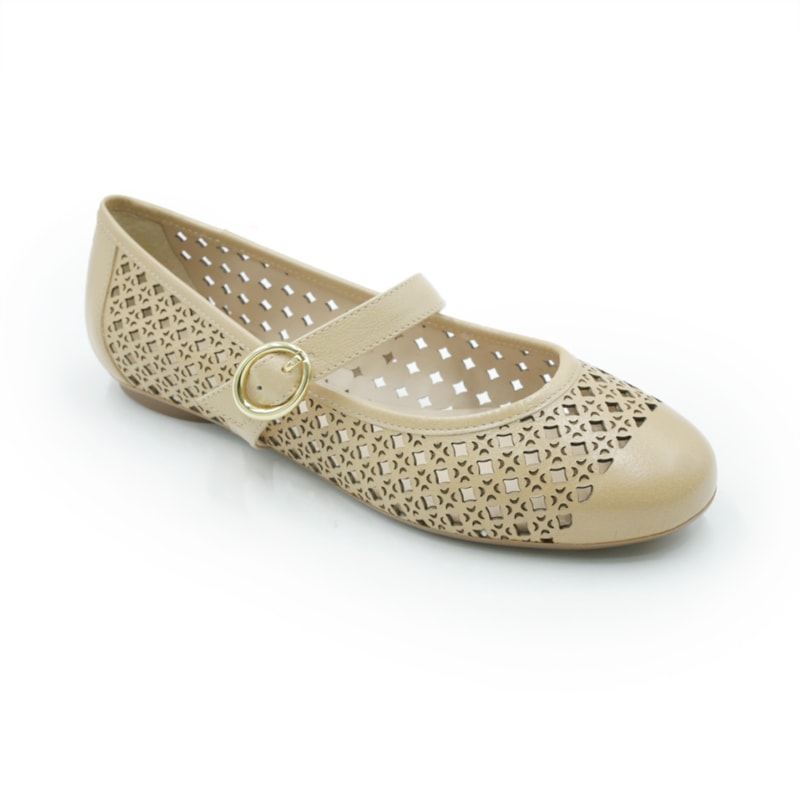 FEMININO SAPATILHA BICO REDONDO LUZ DA LUA 80850002 ATACAMA BUTTER