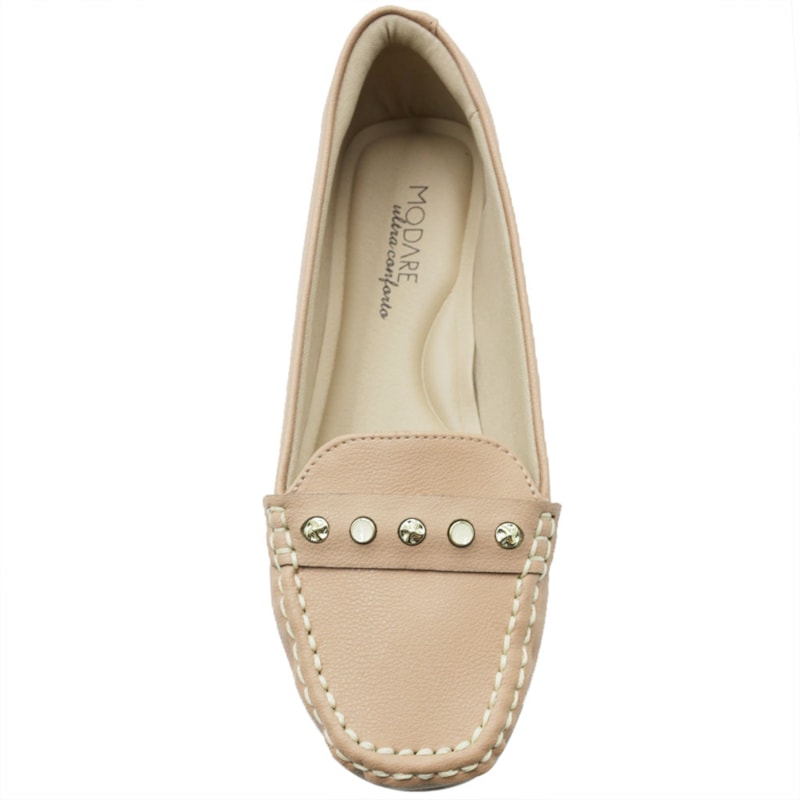 FEMININO SAPATILHA BICO REDONDO MODARE  703566121736 NUDE