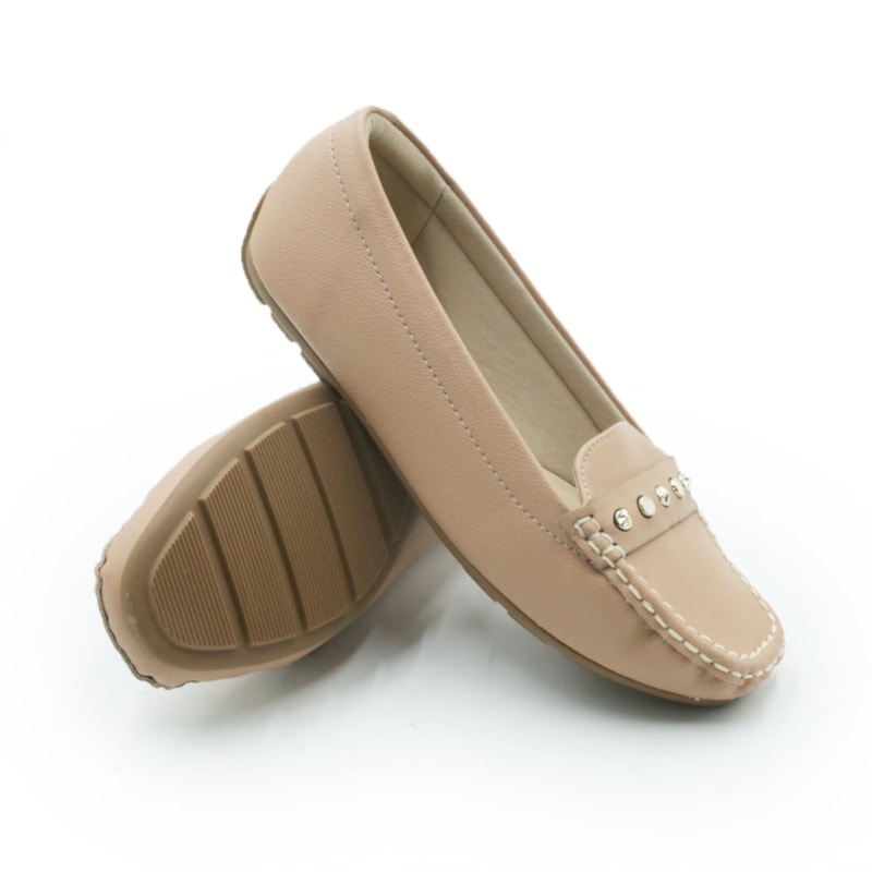 FEMININO SAPATILHA BICO REDONDO MODARE  703566121736 NUDE