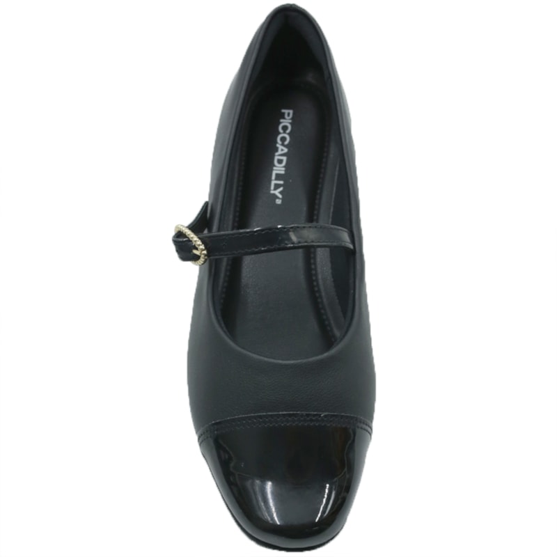 FEMININO SAPATILHA BICO REDONDO PICCADILLY 250245 4 PRETO