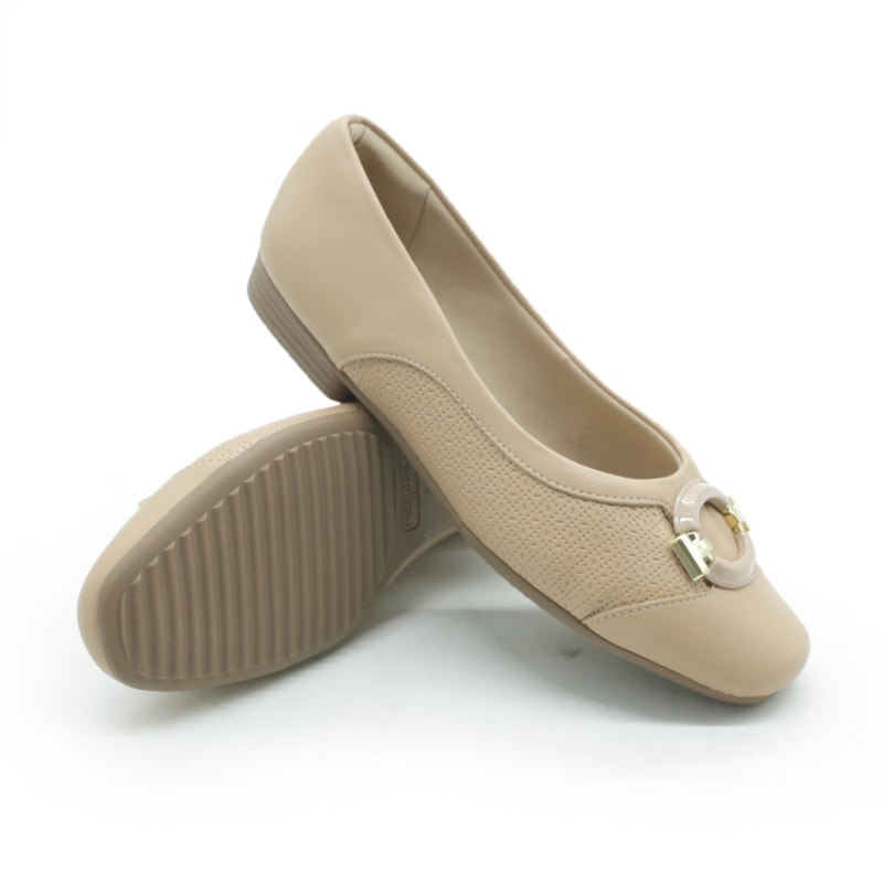 FEMININO SAPATILHA BICO REDONDO PICCADILLY 250248 7 NUDE