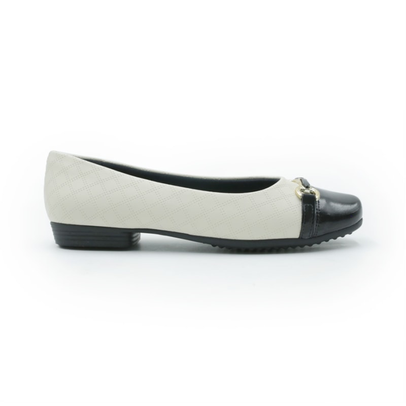 FEMININO SAPATILHA BICO REDONDO PICCADILLY  250259 1 NAPA OFF WHITE