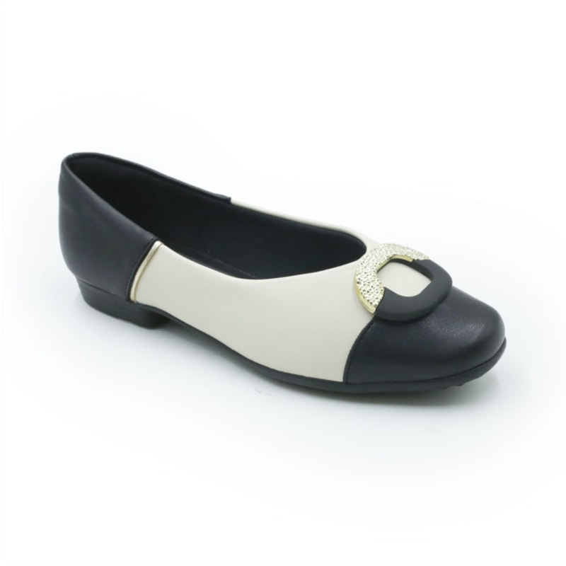 FEMININO SAPATILHA BICO REDONDO PICCADILLY  250277 2 PRETO