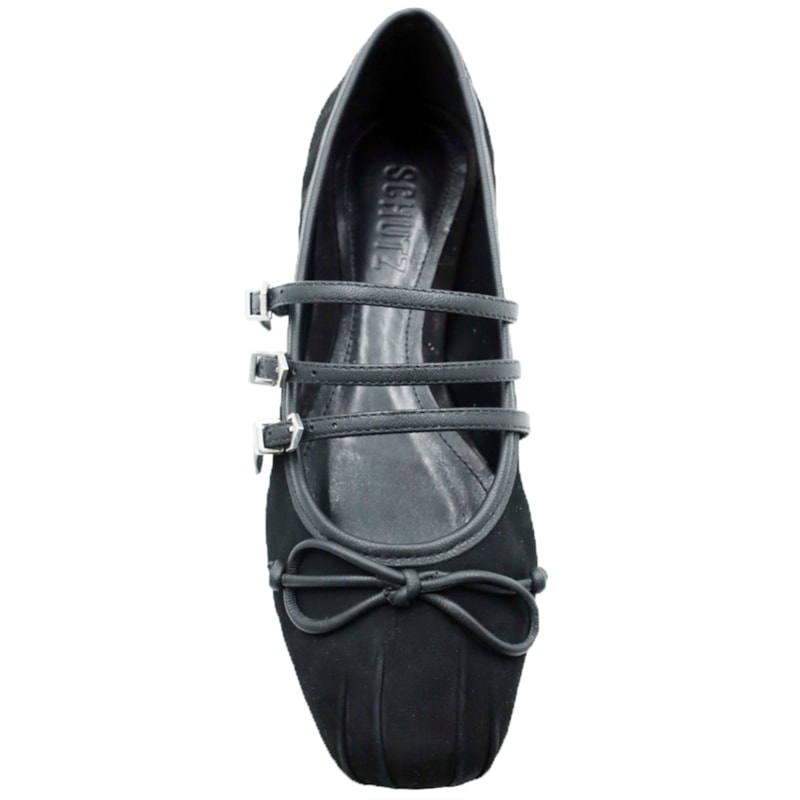 FEMININO SAPATILHA BICO REDONDO SCHUTZ S2221300060006 BLACK