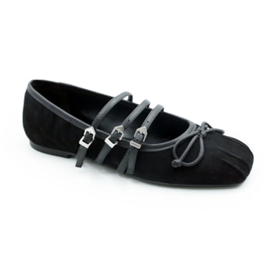 FEMININO SAPATILHA BICO REDONDO SCHUTZ S2221300060006 BLACK