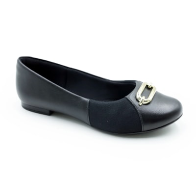 FEMININO SAPATILHA BICO REDONDO USAFLEX AE38023 PRETA